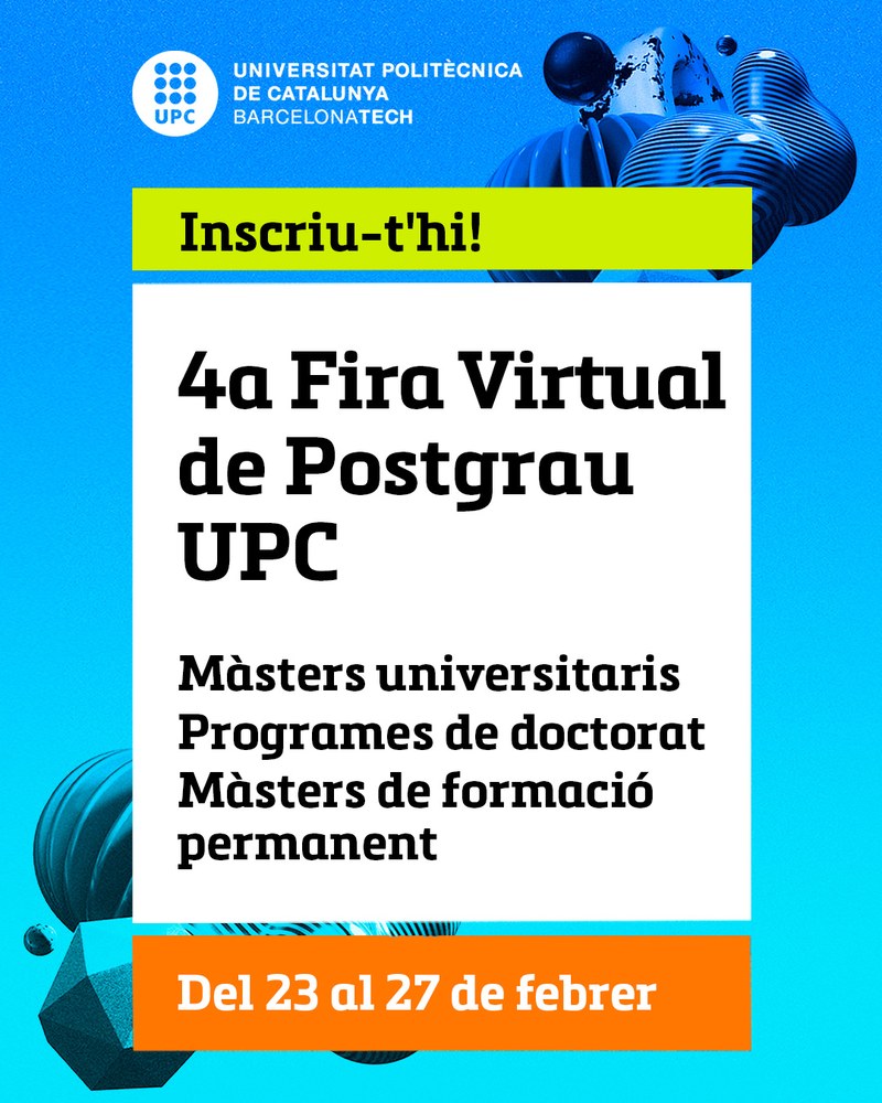 4a Fira Virtual de Postgrau UPC