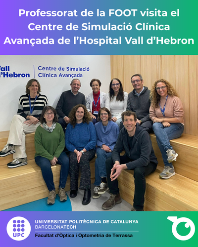 Professorat de la FOOT visita el Centre de Simulació Clínica Avançada de l’Hospital Vall d’Hebron