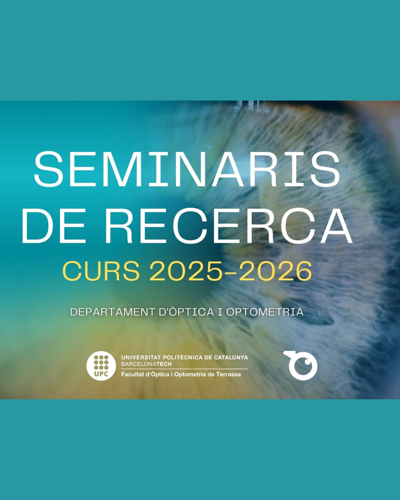 Seminari de Recerca del DOO: Implementació de tècniques d'intel·ligència artificial per al sensat experimental d'aberracions òptiques mitjançant l'anàlisi de patrons Speckle. Seminari de Recerca del DOO: Implementació de tècniques d'intel·ligència artificial per al sensat experimental d'aberracions òptiques mitjançant l'anàlisi de patrons Speckle.